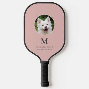 Rosa Foto Personalisiert Pickleball Schläger