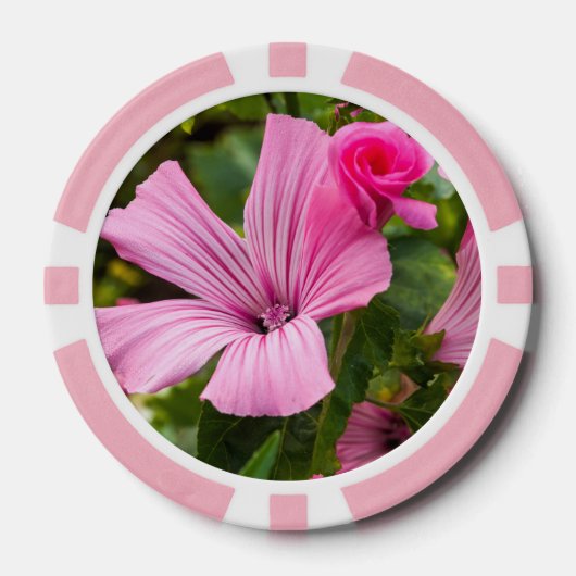 Rosa Foto Pokerchips (Vorderseite)