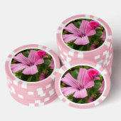 Rosa Foto Pokerchips (Stapel)