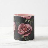 Rosa Foto realistische Rose Tasse (Zentrum)