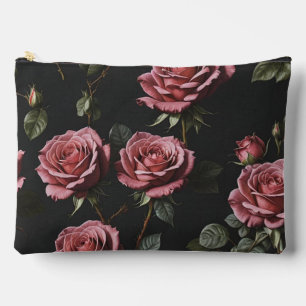 Rosa Foto realistische Rose Zubehörtasche