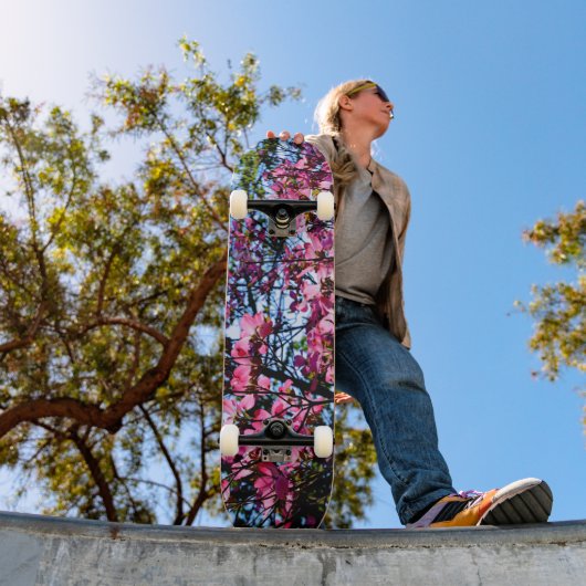 Rosa Foto Skateboard (Außenbereich 1)