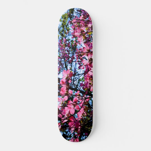 Rosa Foto Skateboard (Vorderseite)