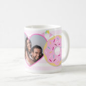 Rosa Foto Sprinkles zu meinem Donut Kaffeetasse (VorderseiteRechts)