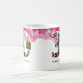 Rosa Fotocollage Nummer 30 - 30. Geburtstag Kaffeetasse (Mittel)