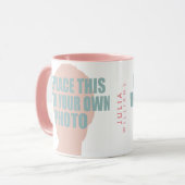 rosa Fotos Tasse (Vorderseite Links)