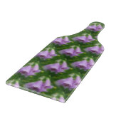 Rosa Foxglove Blume Art Muster Schneidebrett (Ecke)