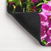 Rosa Foxglove-Blume Mousepad (Ecke)