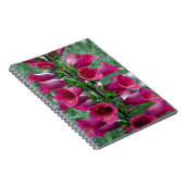 Rosa Foxglove-Blume Notizblock (Rechte Seite)
