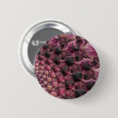Rosa Fraktal Button (Vorne & Hinten)