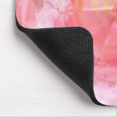 Rosa"Fraktal" Entwurf Mousepad (Ecke)