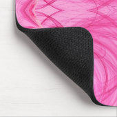 Rosa Fraktal Mousepad (Ecke)