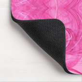 Rosa Fraktal Mousepad (Ecke)