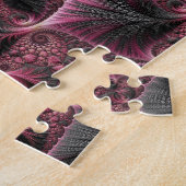 Rosa Fraktal Puzzle (Seite)