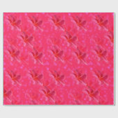 Rosa Frangipani-Blume auf Rosa, Geschenkpapier (Flach)