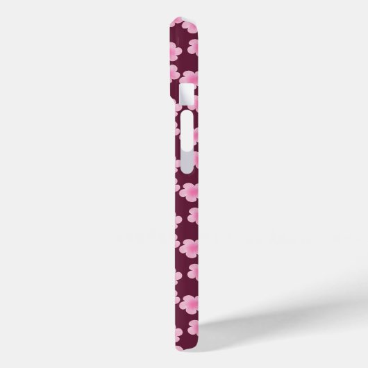 Rosa Frangipani-Blume Nahtloses Muster Case-Mate iPhone Hülle (Rückseite / Links)