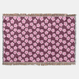 Rosa Frangipani-Blume Nahtloses Muster Decke