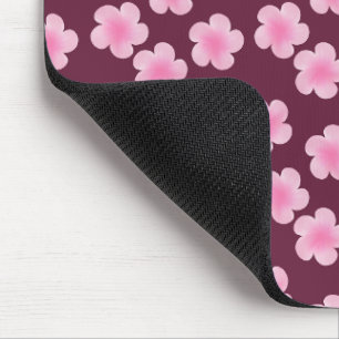 Rosa Frangipani-Blume Nahtloses Muster Mousepad