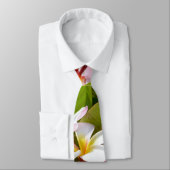 Rosa Frangipani Tree Krawatte (Gebunden)