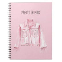 Rosa Fransenvliesjacke