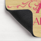 Rosa Französisch Blühend Mousepad (Ecke)