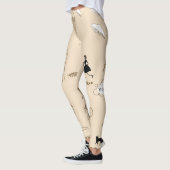 Rosa Französisch: Chic Muster Design. Leggings (Links)