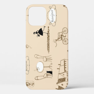 Rosa Französisch: Chic Pattern Design. Case-Mate iPhone Hülle