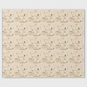 Rosa Französisch: Chic Pattern Design. Geschenkpapier (Flach)
