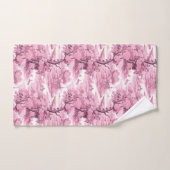 Rosa französischer Landbaum Badhandtuch Set (Handtuch)