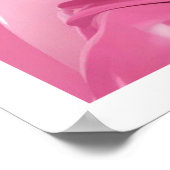 Rosa Frau Poster (Ecke)