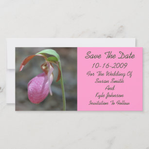 Rosa Frauenschuh Blumenwedding Save the Date