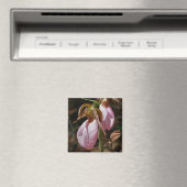 Rosa Frauenschuhe Blumen-Fotografie-Magnet Magnet (In Situ (Geschirrspüler))