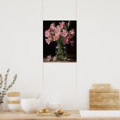 Rosa Freesia Blume Art Print Poster (Küche)