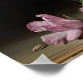 Rosa Freesia Blume Art Print Poster (Ecke)