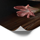 Rosa Freesia Blume Art Print Poster (Ecke)