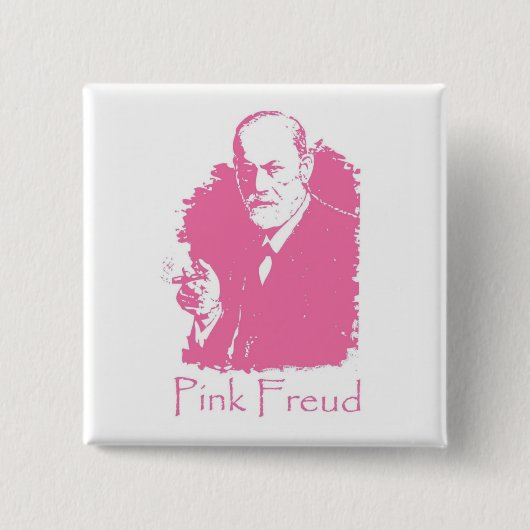 Rosa Freud-Knopf Button (Vorderseite)