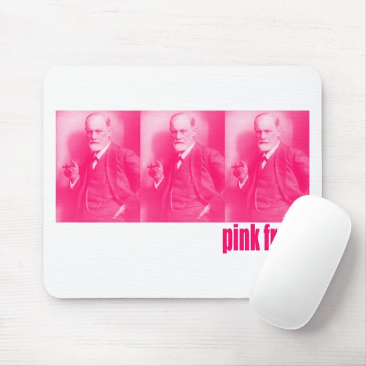 Rosa Freud Mousepad (Mit Mouse)