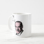 Rosa Freud Sigmund Freud Kaffeetasse (Vorderseite Links)