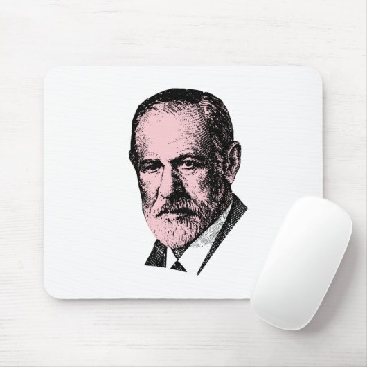 Rosa Freud Sigmund Freud Mousepad (Mit Mouse)