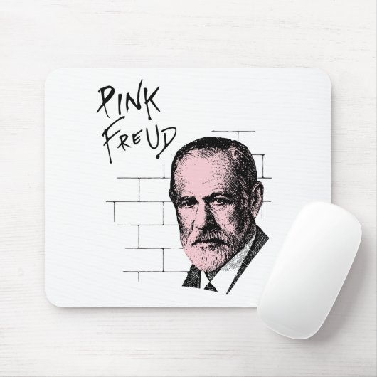 Rosa Freud Sigmund Freud Mousepad (Mit Mouse)