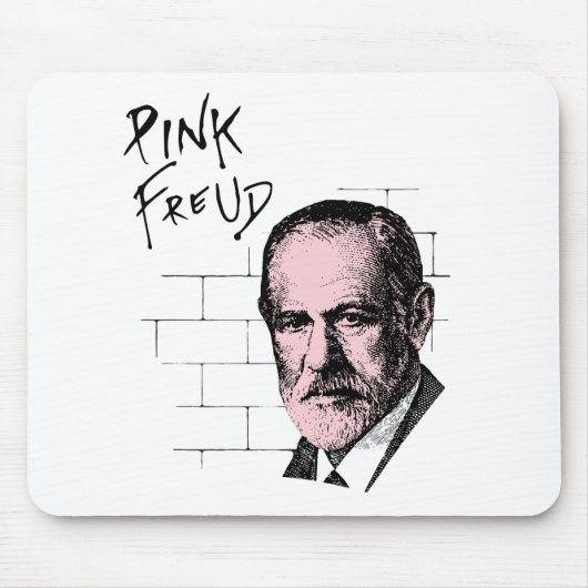 Rosa Freud Sigmund Freud Mousepad (Vorne)
