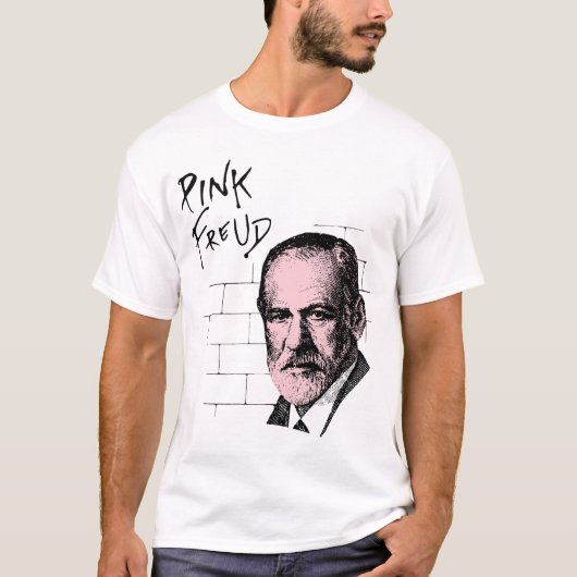 Rosa Freud Sigmund Freud T-Shirt (Vorderseite)