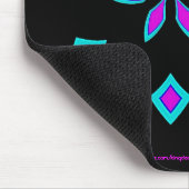 Rosa Freude Mousepad (Ecke)