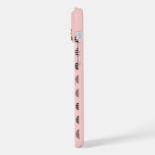 rosa Freundin Tänzerin iPhone Hülle (Linke Seite)