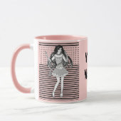 rosa Freundin Tänzerin Tasse (Links)