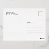 Rosa | Friede und Liebe Weihnachten Foto Feiertag (Rückseite)