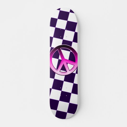 Rosa Frieden Skateboard (Vorne)