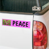 Rosa FriedensAutoaufkleber Autoaufkleber (Auf Lkw)