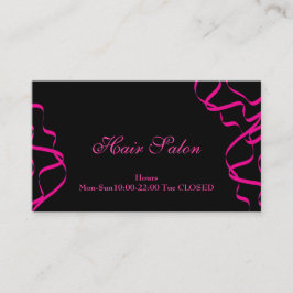 Rosa Friseursalon Visitenkarte