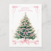 Rosa Frohe Weihnachten (Vorderseite)